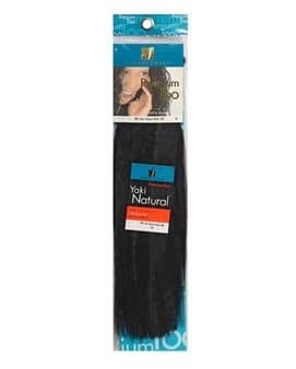Premium Too Natural Yaki Straight100% Human Hair  8inches 2