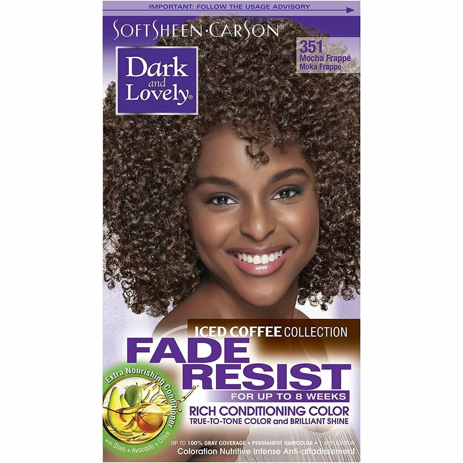 SoftSheen.Carson Dark & Lovely Fade-Resistant Rich Conditioning Color - 351 Mocha Frappe