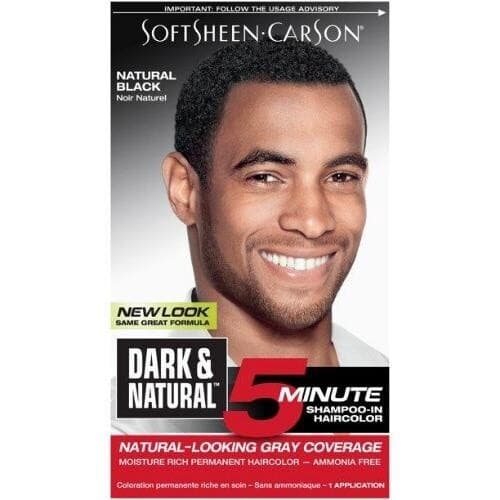 SoftSheen.Carson Dark & Natural 5 Minute Shampoo-In Haircolor Natural Black