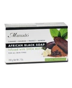 Mamado African Black Soap Infused with Shea Butter