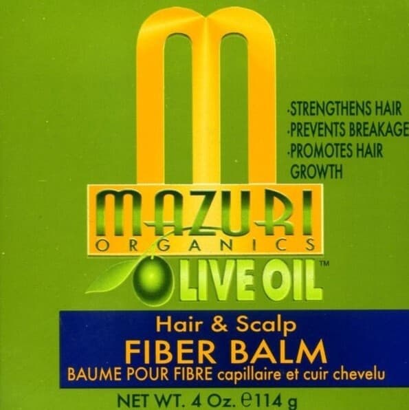 Mazuri Olive Oil Hair & Scalp Fiber Balm