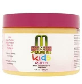Mazuri original olive oil kids, muffin, hair mayonnaise treatment, 12fl.oz