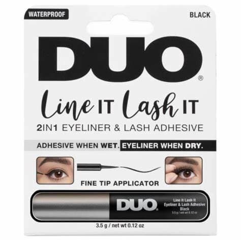 DUO Line IT Lash IT 2in1 EYELINER & LASH ADHESIVE Waterproof Black