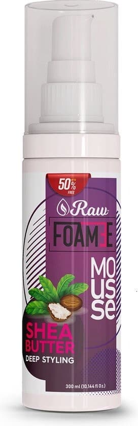 RAW FOAMEE MOUSEE SHEA BUTTER DEEP STYLING / 300ML
