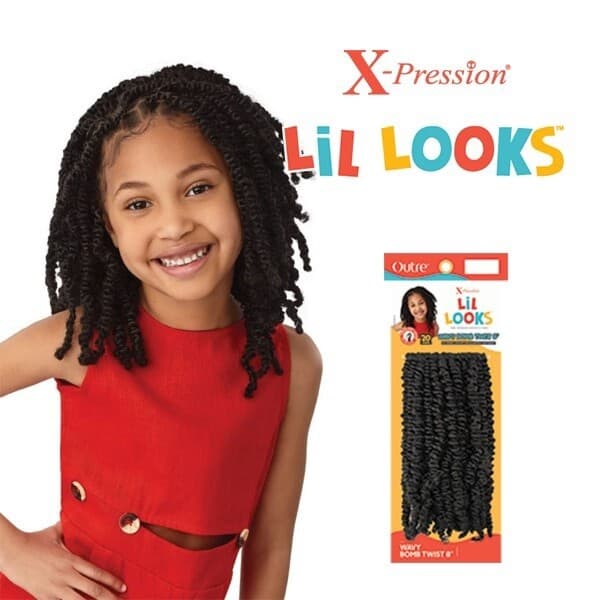 X-Pression Lil Looks Wavy Bomb Twist 8"