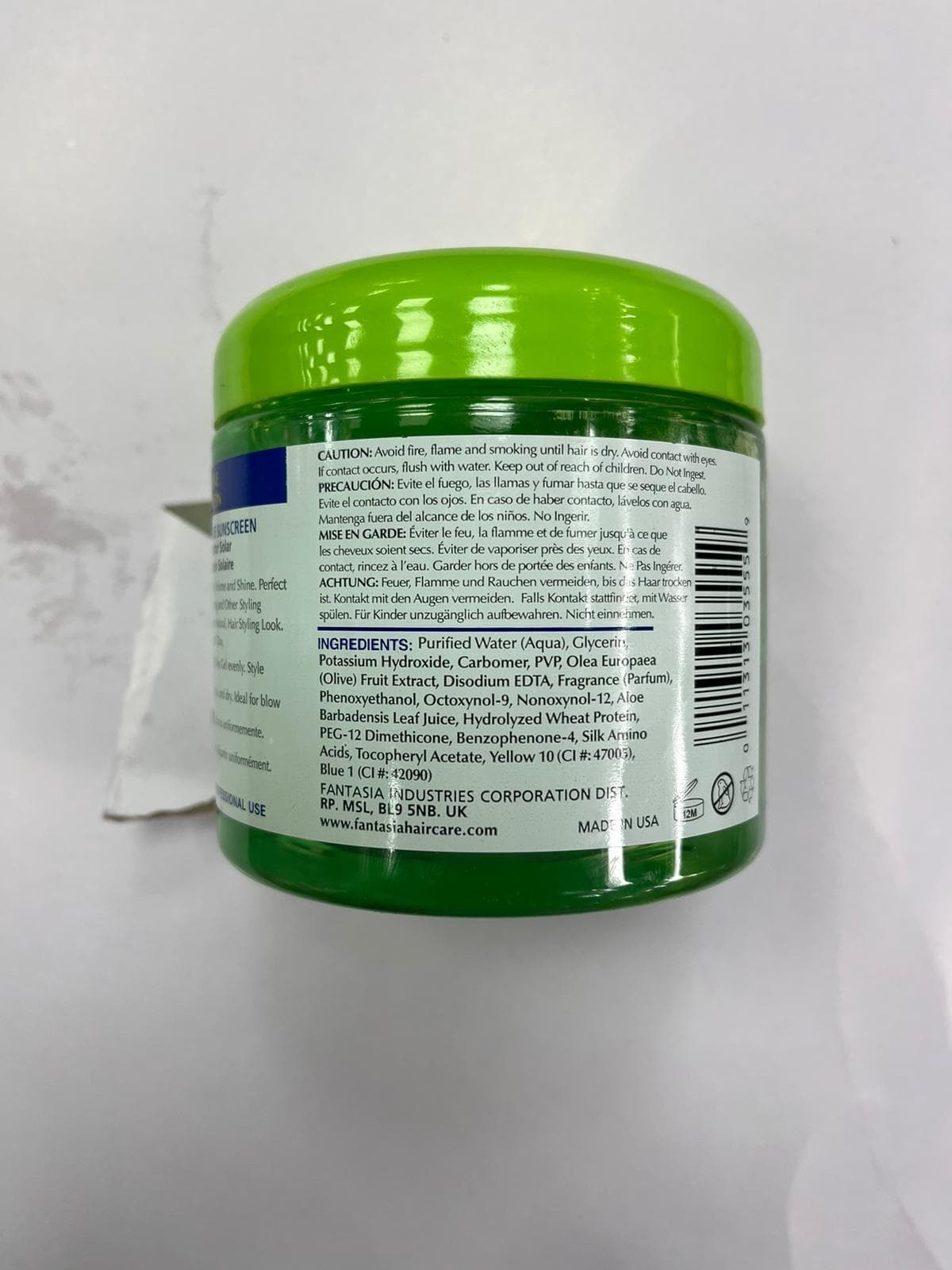 Fantasia IC hair Polisher Olive Styling Gel 2