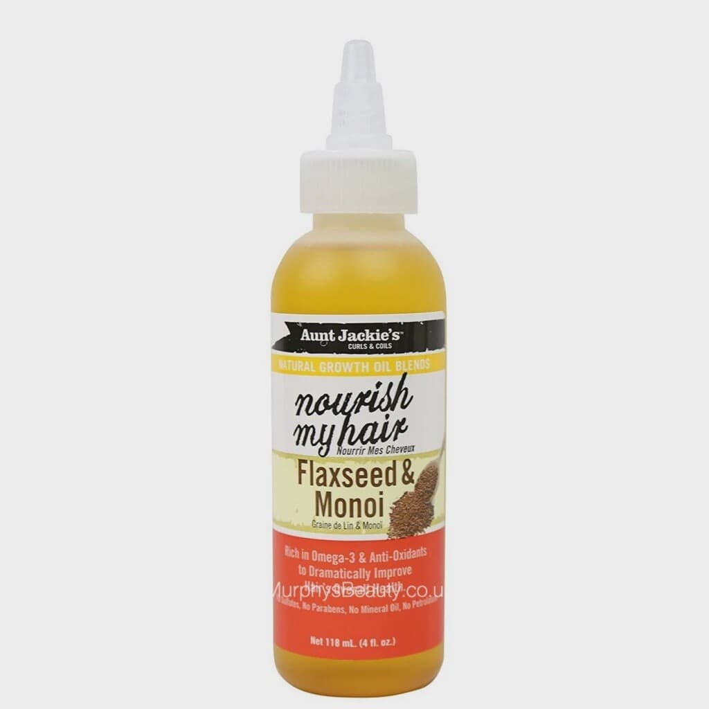Aunt Jackie's Nourish my hair Flaxseed & Monoi Hair Oil 50% More