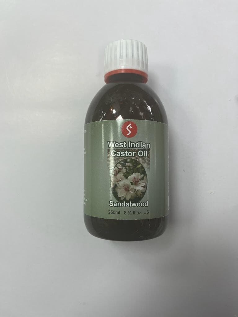 Sherrys West Indian Castor Oil Sandalwood 250ml