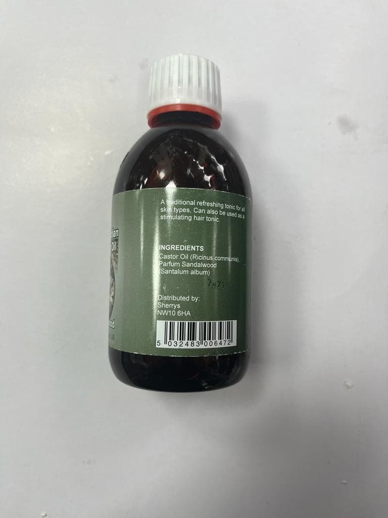 Sherrys West Indian Castor Oil Sandalwood 250ml 3