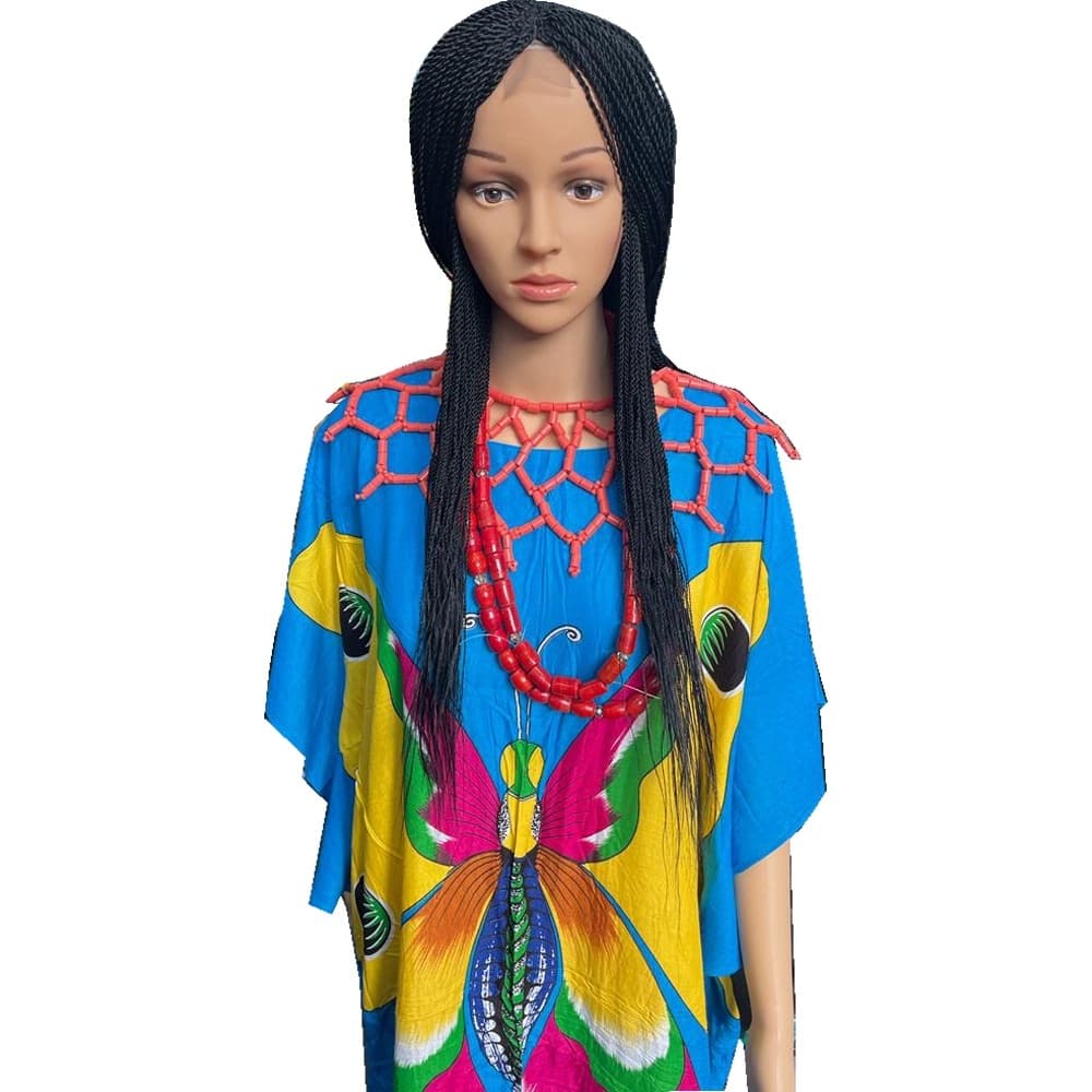 SINGLE TWISTED BRAID WIG WITH CLOSURE 2