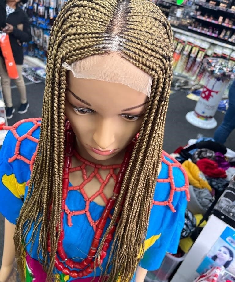 Fulani Braid Wig  handmade