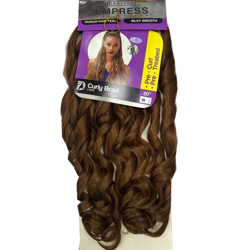 Darling French Curl Braiding  Hair | Curly Hair Extension  Long 60" 5
