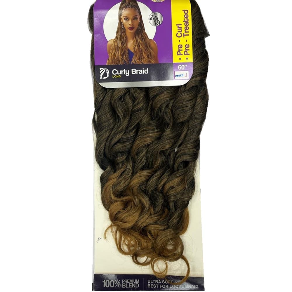 Darling French Curl Braiding  Hair | Curly Hair Extension  Long 60" 7