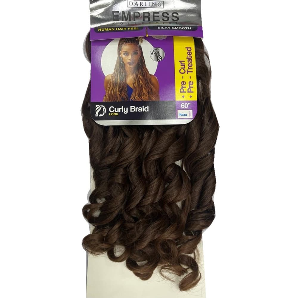 Darling French Curl Braiding  Hair | Curly Hair Extension  Long 60" 4