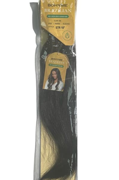 BOHYME BRAZILIAN 100% VIRGIN REMY HUMAN HAIR/ STRAIGHT WEAVE