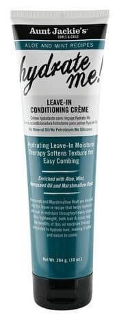 AUNT JACKIE'S ALOE AND MINT RECIPES LEAVE IN CONDITIONING CREAM HYDRATE ME
