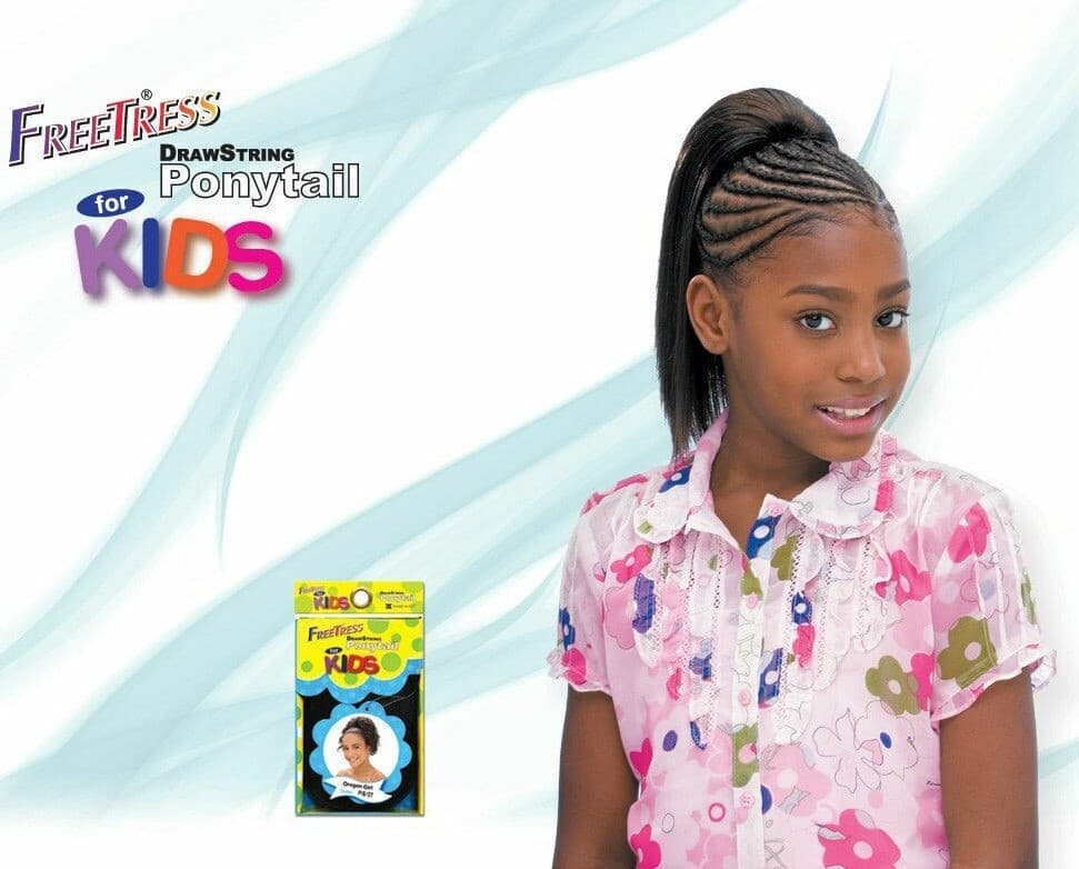 FREETRESS FOR KIDS DRAWSTRING PONYTAIL / STRAIGHT 14"