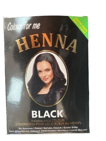 colour for me heena hair colour / black