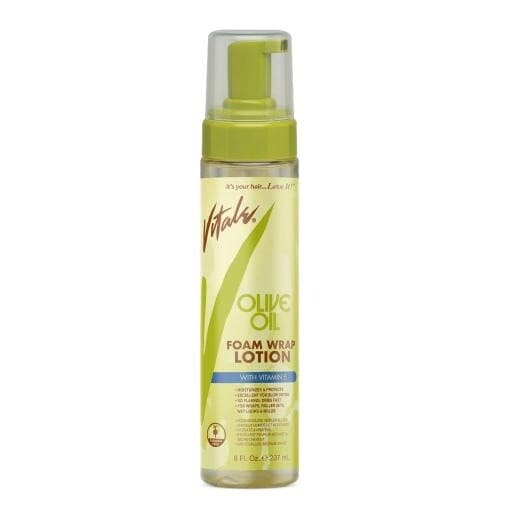 vitale olive oil foam wrap lotion with vitamin E / 8Fl.oz / 237Ml