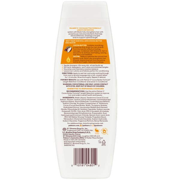 PALMER'S COCOA BUTTER SHAMPOO LENGTH RETENTION / 400ML 2