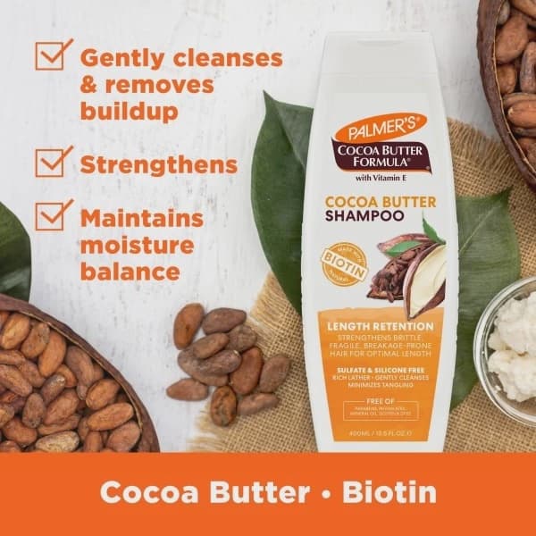 PALMER'S COCOA BUTTER SHAMPOO LENGTH RETENTION / 400ML 9