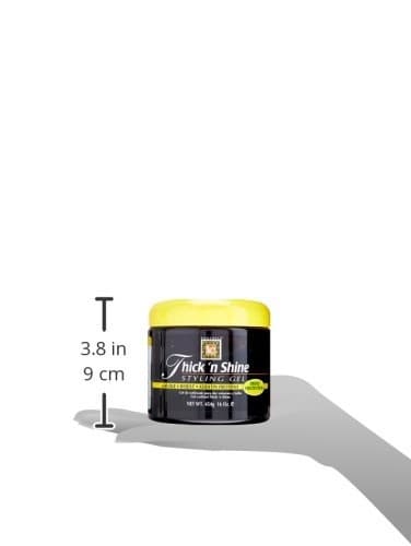 FANTASIA IC THICK N SHINE STYLING GEL WITH SILK, WHEAT, KERATIN PROTEIN / 454G / 16FL.OZ 4