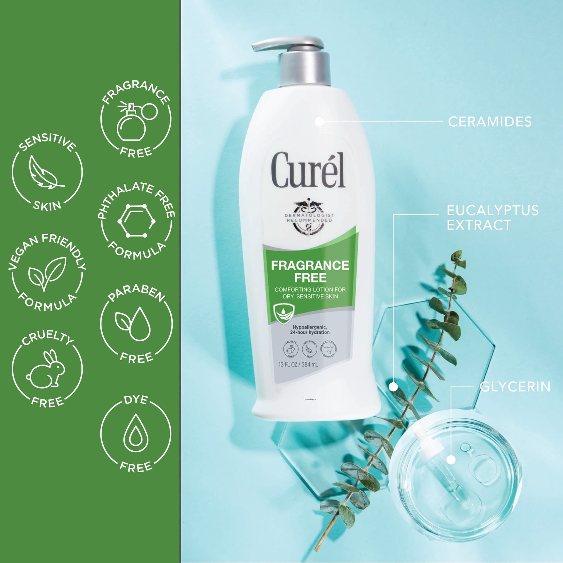 FRAGRANCE FREE AND SENSITIVE HYPOALLERGENIC LOTION/591 ML 4