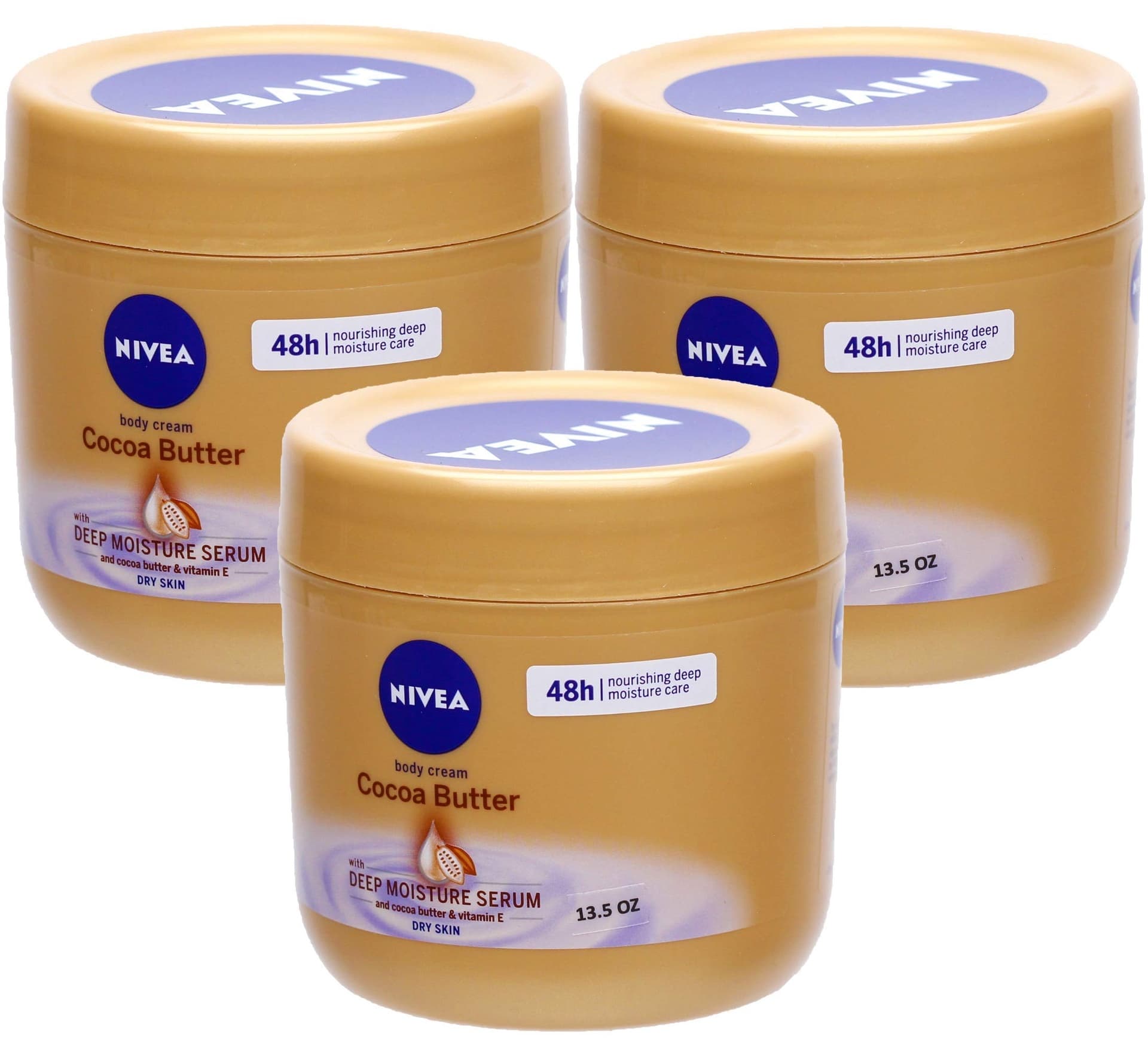 NIVEA COCOA BUTTER WITH VITAMIN E BODY CREAM/ 454g 3