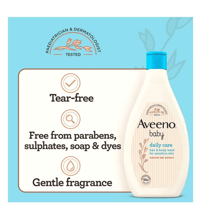 AVEENO BABY DAILY CARE HAIR & BODY WASH / 400ML 5