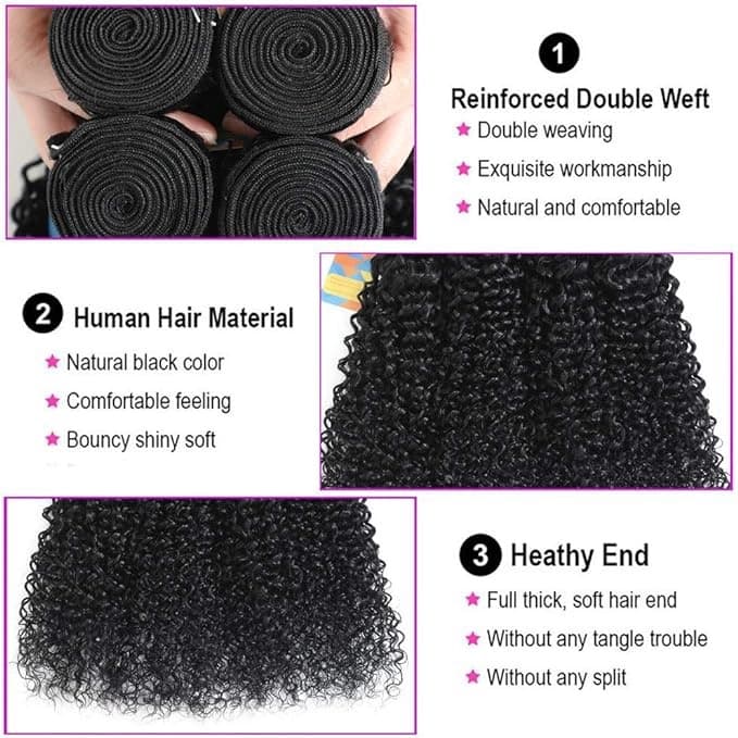 BOHYME BRAZILIN JERRY CURL/ HUMAN HAIR 4