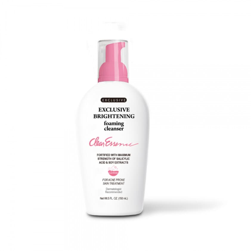 CLEAR ESSENCE EXCLUSIVE BRIGHTENING FOAMING CLEANSER / 150ML / 5 FL.OZ