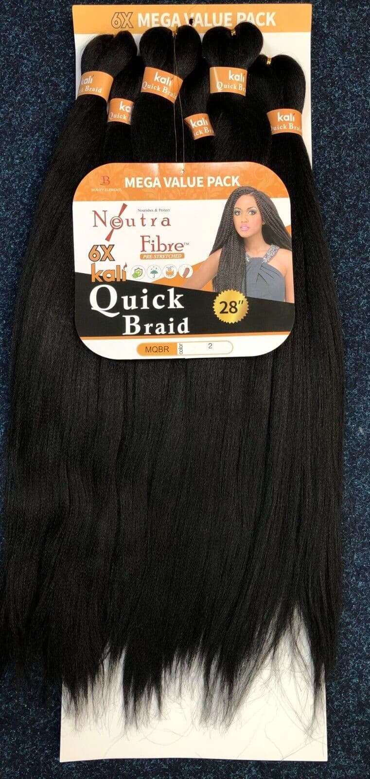 KALI QUICK BRAID 6X PRE STRETCHED 28" 8