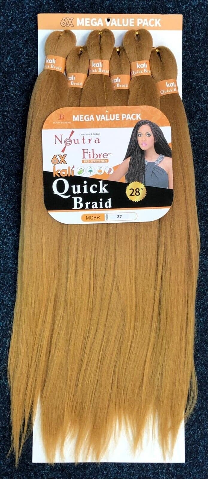 KALI QUICK BRAID 6X PRE STRETCHED 28" 9