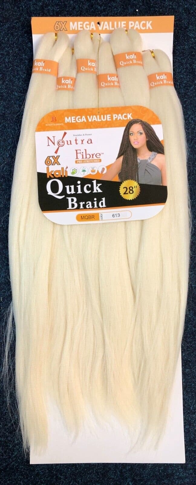 KALI QUICK BRAID 6X PRE STRETCHED 28" 13
