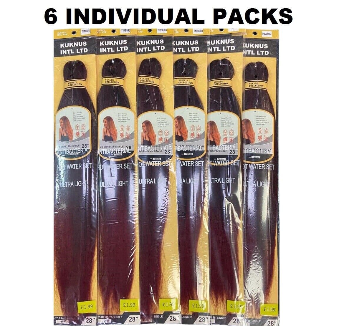 KALI QUICK BRAID 6X PRE STRETCHED 28" 16