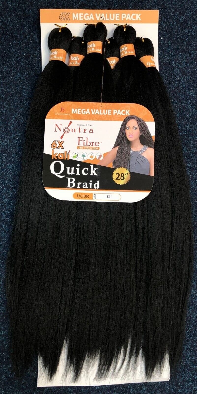 KALI QUICK BRAID 6X PRE STRETCHED 28" 7