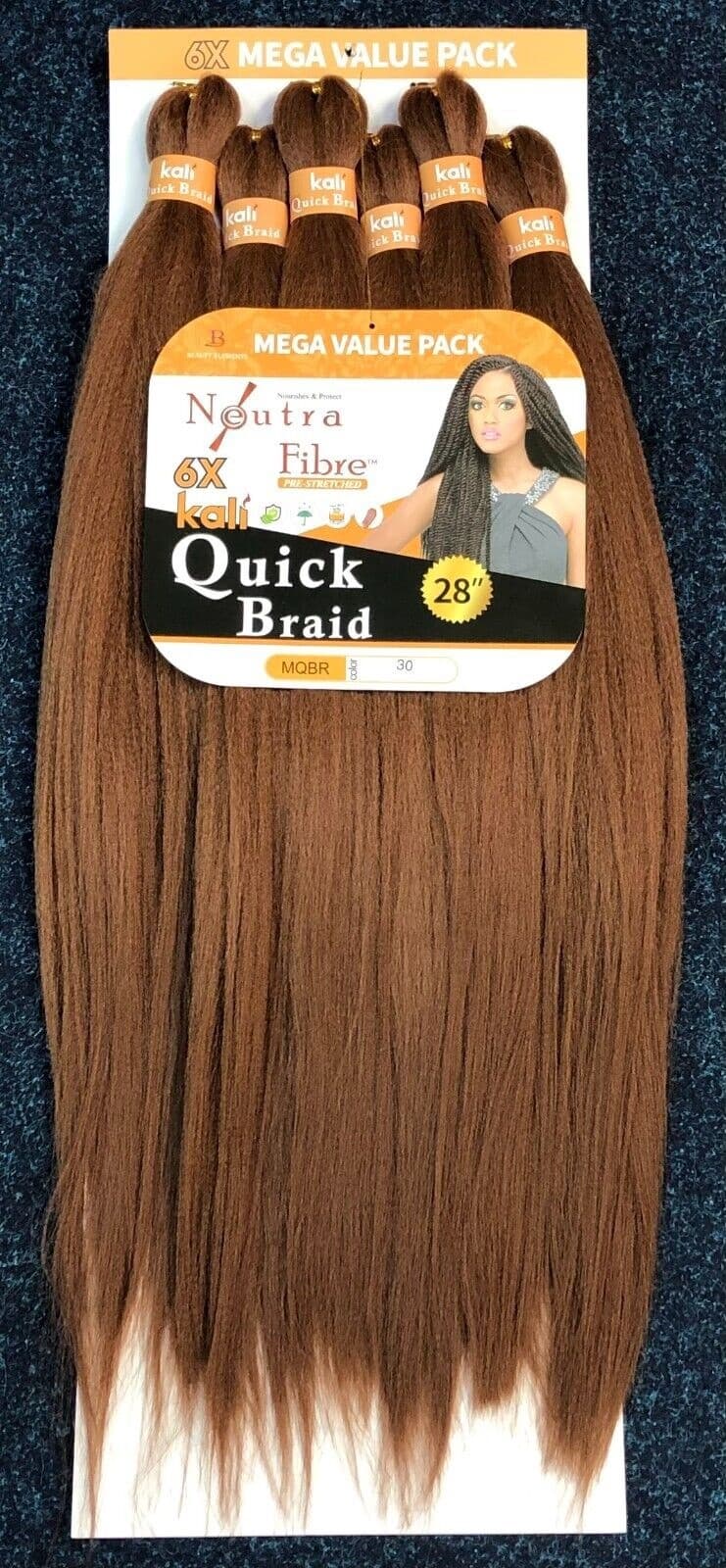 KALI QUICK BRAID 6X PRE STRETCHED 28" 10