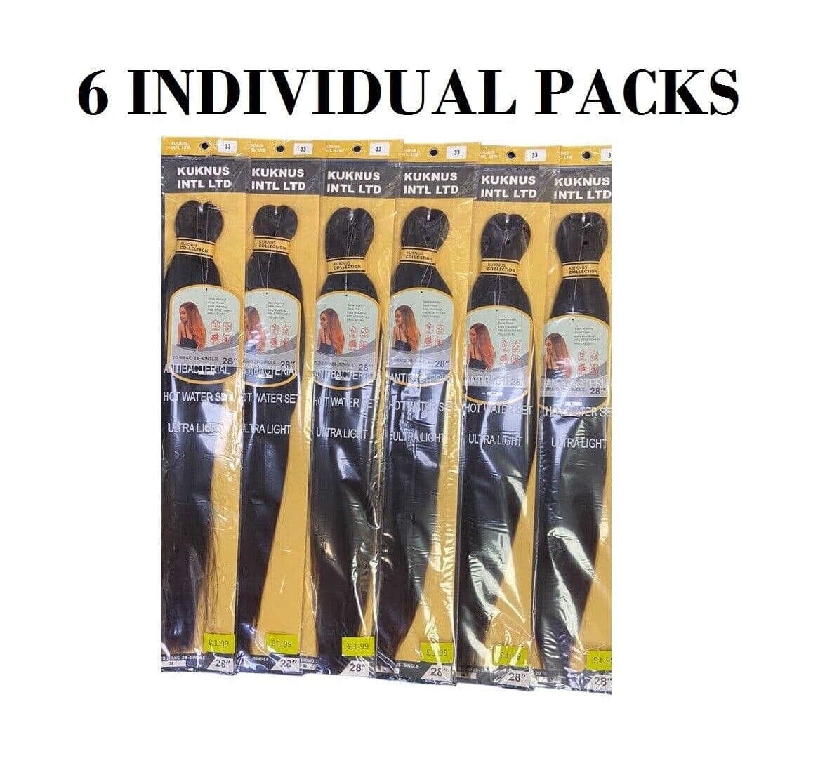 KALI QUICK BRAID 6X PRE STRETCHED 28" 15