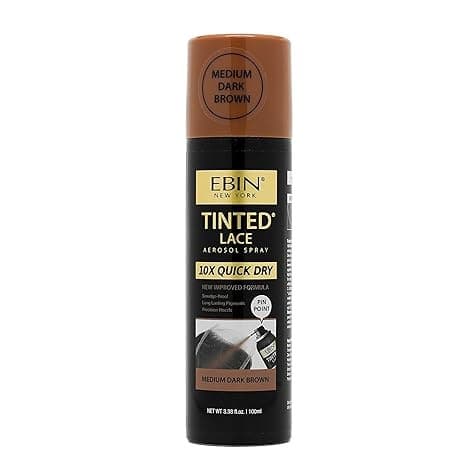 EBIN NEW YORK TINTED LACE AEROSAL SPRAY 10X QUICK DRY  / 3.38FL.OZ / 100ML 2