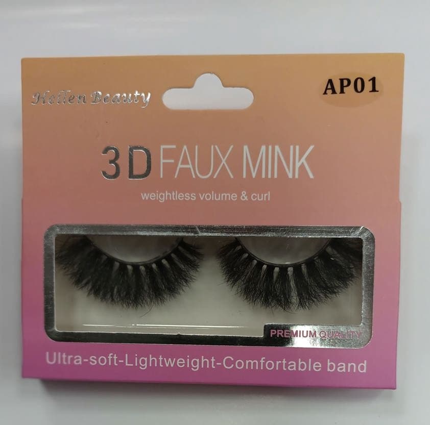 HELLEN BEAUTY 3D FAUX MINK LASHES 10