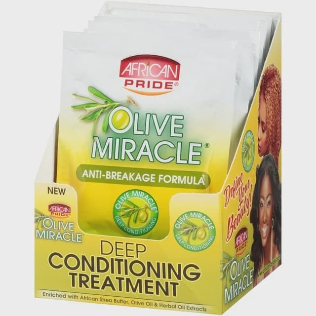 African pride olive miracle deep conditioning treatment / 43ml / 1.5fl.oz 4