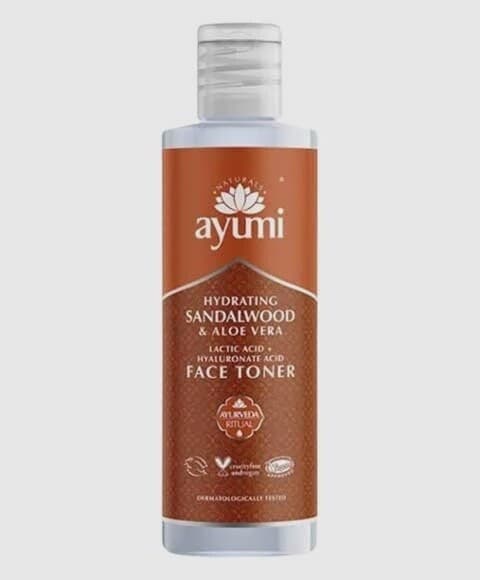 AYUMI HYDRATING SANDALWOOD AND ALOE VERA FACE TONER/ 150 ML