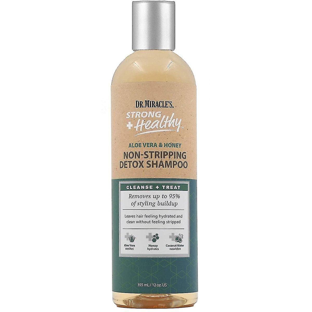 DR. MIRACLE'S ALOE VERA AND HONEY NON -STRIPPING DETOX SHAMPOO /355 ML 2