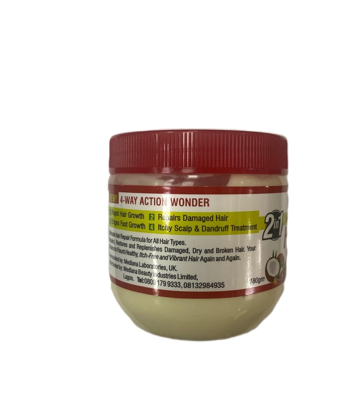 MEDIANA DAILY USE HAIR FERTILIZER & HAIR REPAIR CREAM / 180G 2