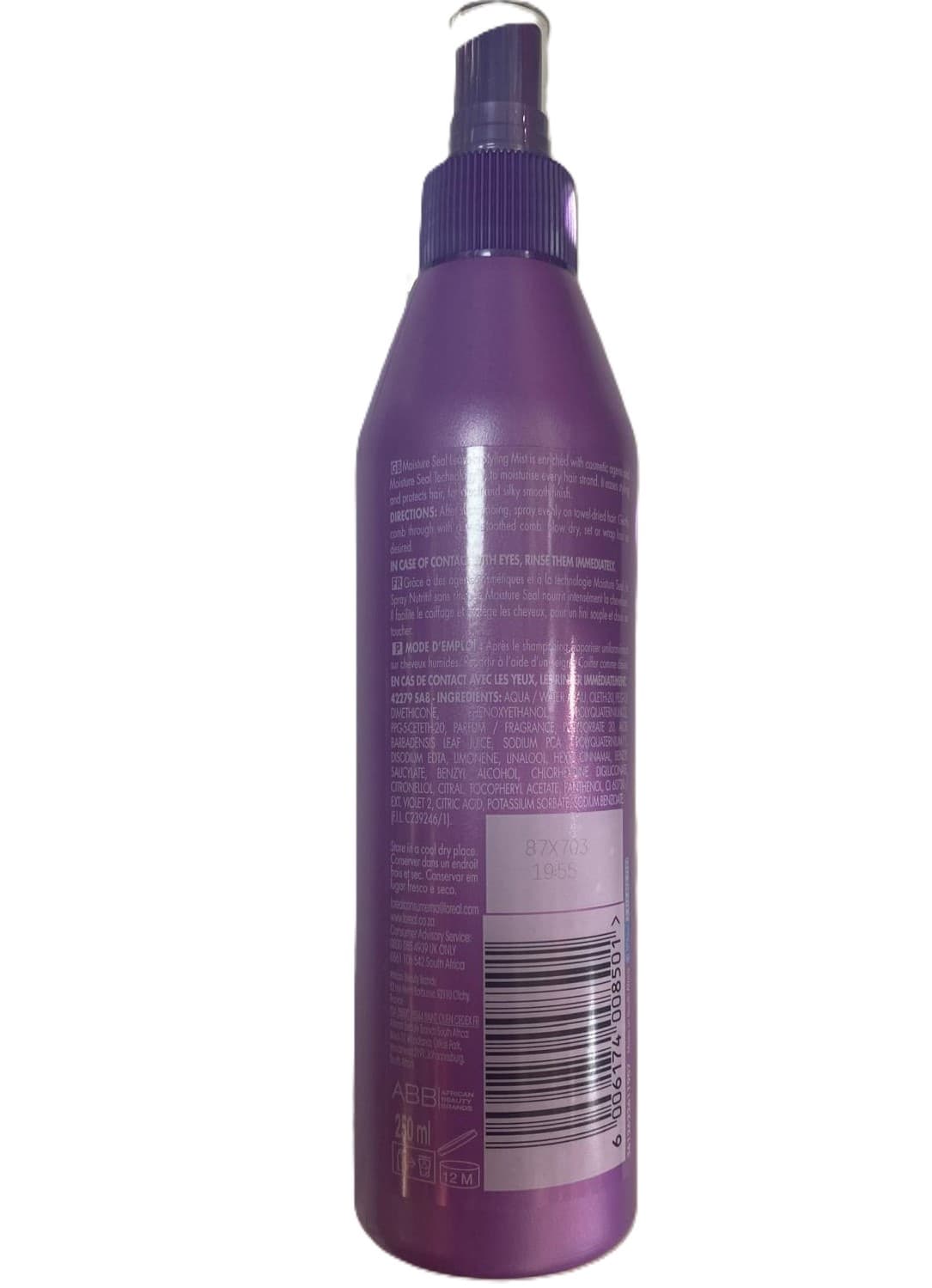 DARK and LOVELY MOISTURE SEAL STYLING MIST 2