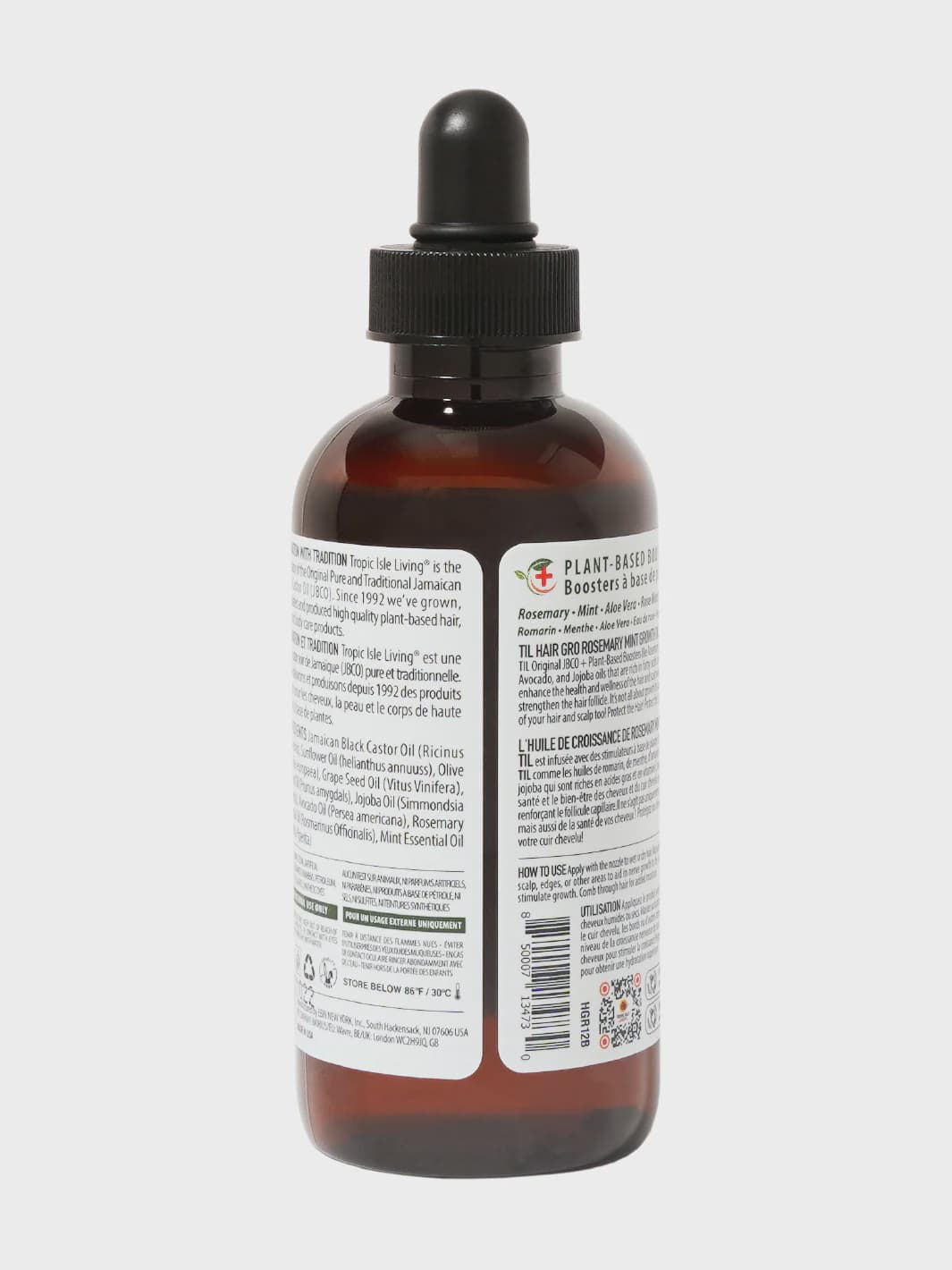 TROPIC ISLE LIVING HAIR GRO ROSEMARY MINT GROWTH OIL 118ml 3