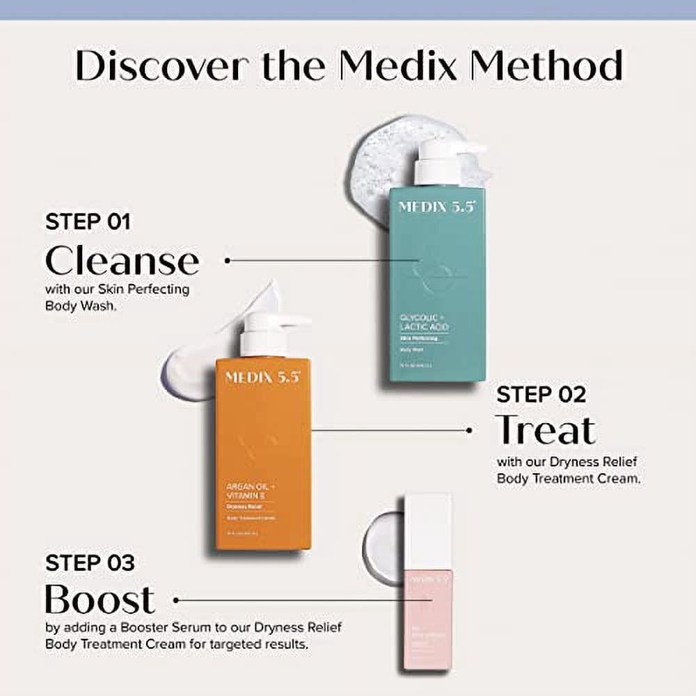 Medix 5.5 Argan Oil + Vitamin E Anti Aging Body Cream 15 fl oz 2