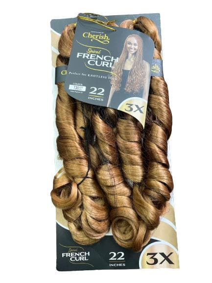 Cherish 3x Spiral French Curl Pre-Stretched 3