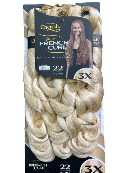 Cherish 3x Spiral French Curl Pre-Stretched 4