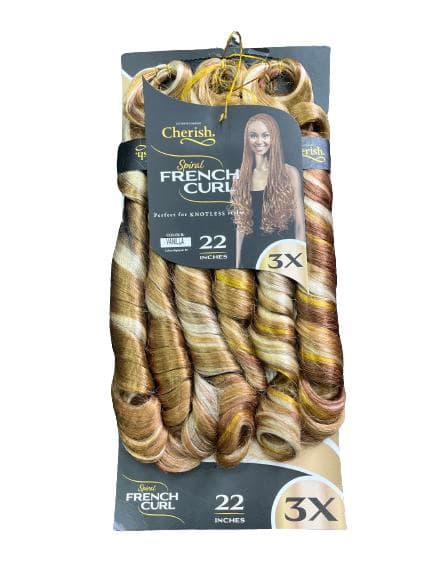 Cherish 3x Spiral French Curl Pre-Stretched 7